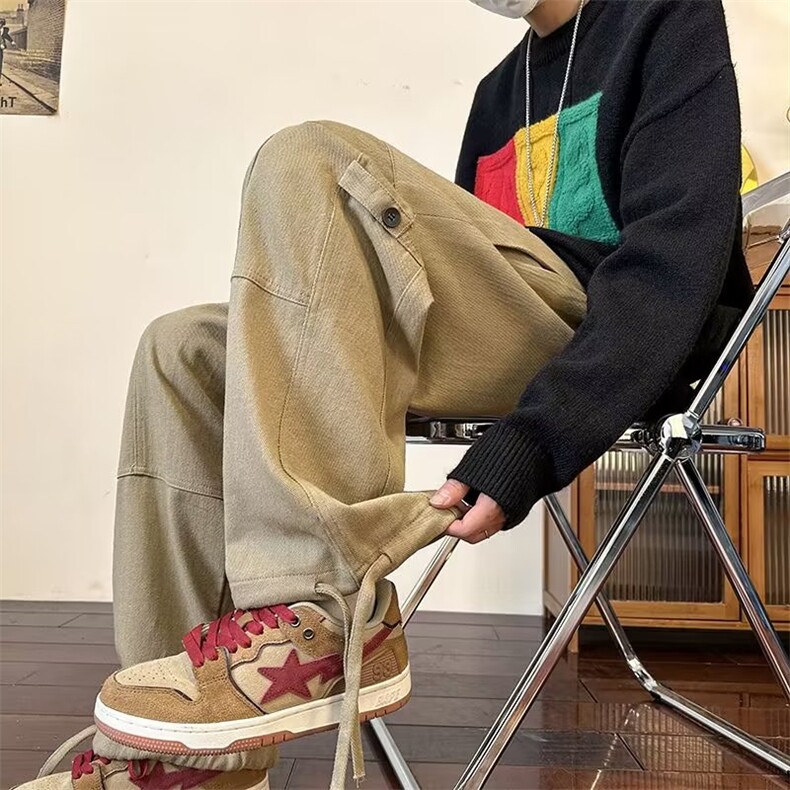 男秋季新款港风工装休闲裤A916P45,男装休闲裤,星座1116-2