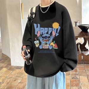 控78 假两件毛衣男大码加绒针织衫男毛线衣M80077-P55 加绒P70图片