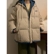 冬季宽松/连帽休闲外套潮加厚棉衣XZ102B-1M6628-P110，男装棉衣，星座102B-1