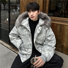 图迷彩加绒外套男重磅硬挺棉服外套12249-P128，男装棉衣，电商C307