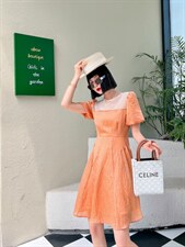 夏季新款连衣裙，女装连衣裙，一露玛娜