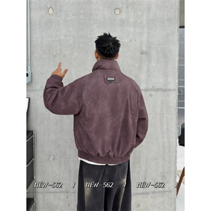 新标50白鸭绒 冬装时尚保暖皮羽绒服外套男 562-P230图片