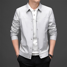 CD208801钱塘2020-2中年男士商务休闲简约百搭夹克外套P150，男装夹克，钱塘207-2