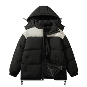 现货抖音得物品质 拼接撞色三防加厚棉衣外套冬季连帽棉服MY66666图片