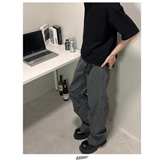 美式街头复古cleanfit潮牌休闲裤阔腿工装裤男女直筒裤子N1098，男装工装外套，星座1116A（原606A-3）