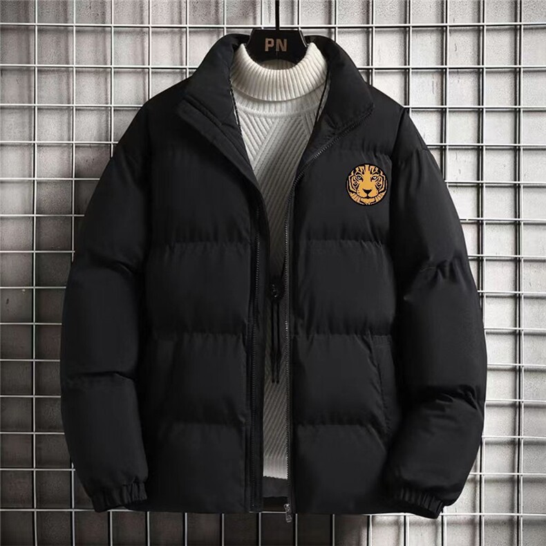 秋冬加厚夹棉棉服外套港风寒冬季保暖抗寒立领棉衣棉袄TTM17P65,男装棉衣,星座1013-5