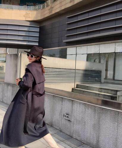 长款披肩羊绒大衣气质款SML，女装，尚映