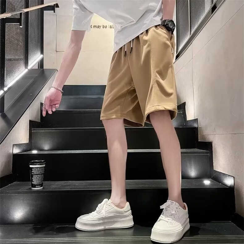 夏季新款男士薄款直筒运动休闲短裤潮流宽松百搭五分裤D04,男装牛仔裤,星座1116A-2（原606A-1）