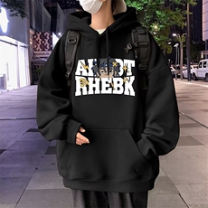 潮宽松连帽卫衣春秋衣服美式男女潮牌350g华棉帽衫5107-P43网图，男装卫衣，电商B245