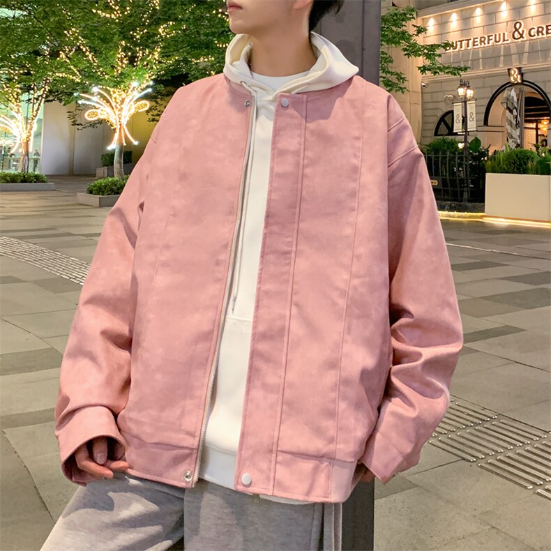 夜景机动皮衣美式潮牌皮夹克外套光板二开A406JK1206特P83,男装夹克,星座309（原A406）