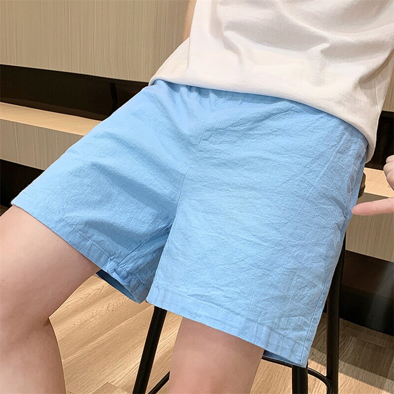 主推大货短裤男青年大码纯色休闲纯棉三分裤沙滩裤DK8888-P22图片