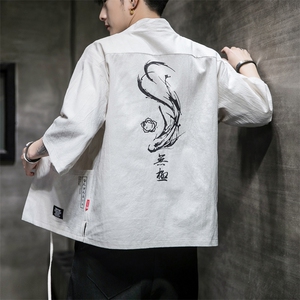F70P45室内风2024春夏装新款七分袖潮流时尚复古汉服风外套