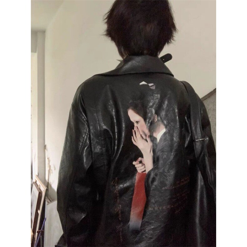 原版复古PU皮外套JK0139-特批95,男装夹克,星座313A(原308A-2)