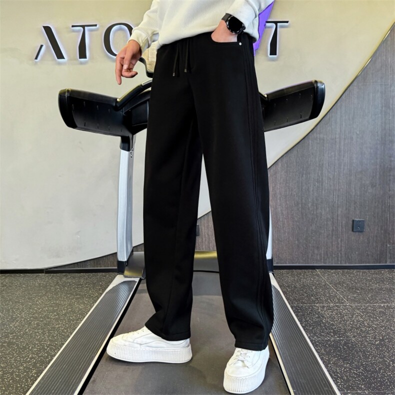 K6832加绒P6898店主风小伙风秋冬加绒休闲卫裤,男装休闲裤,电商B340
