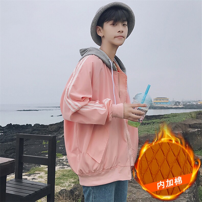 【】A003-927G-P65 男士连帽休闲加绒夹克外套1 济州岛图片