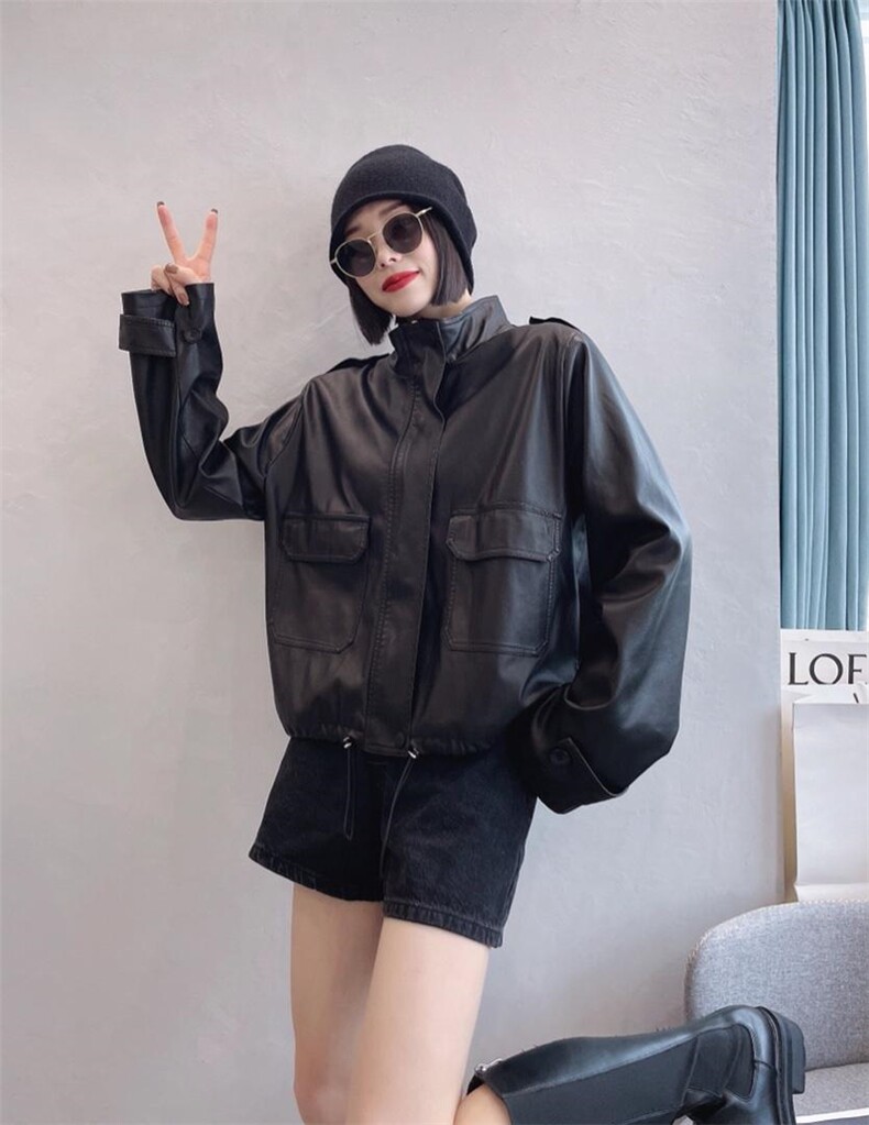 【现货】休闲皮衣外套！，女装皮衣，S.S