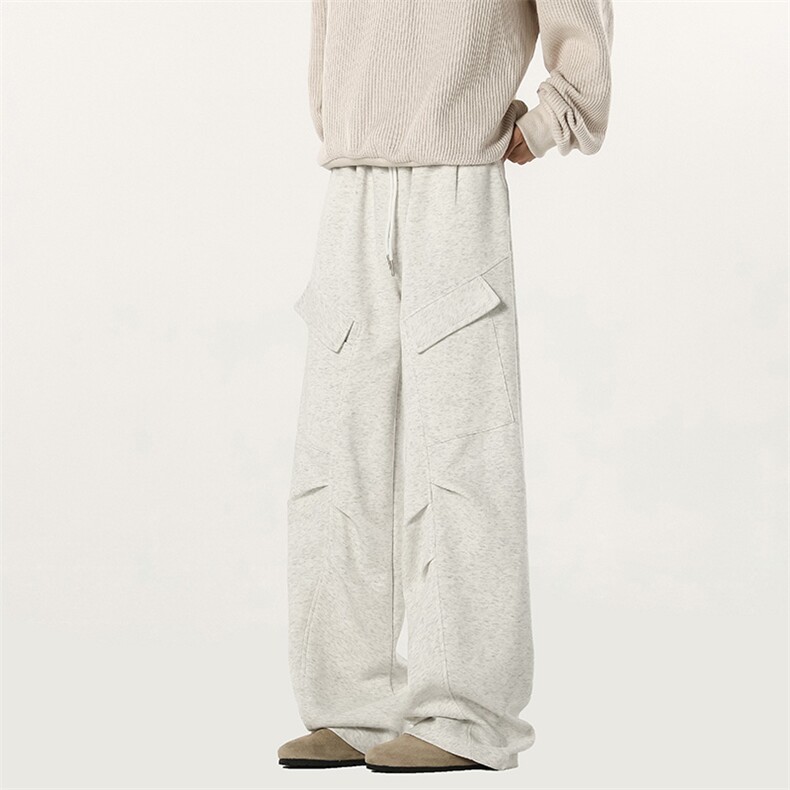 B258-K9962-P50控78抖音品质卫裤面料成分65%棉35%聚酯纤维,男装休闲裤,电商B258