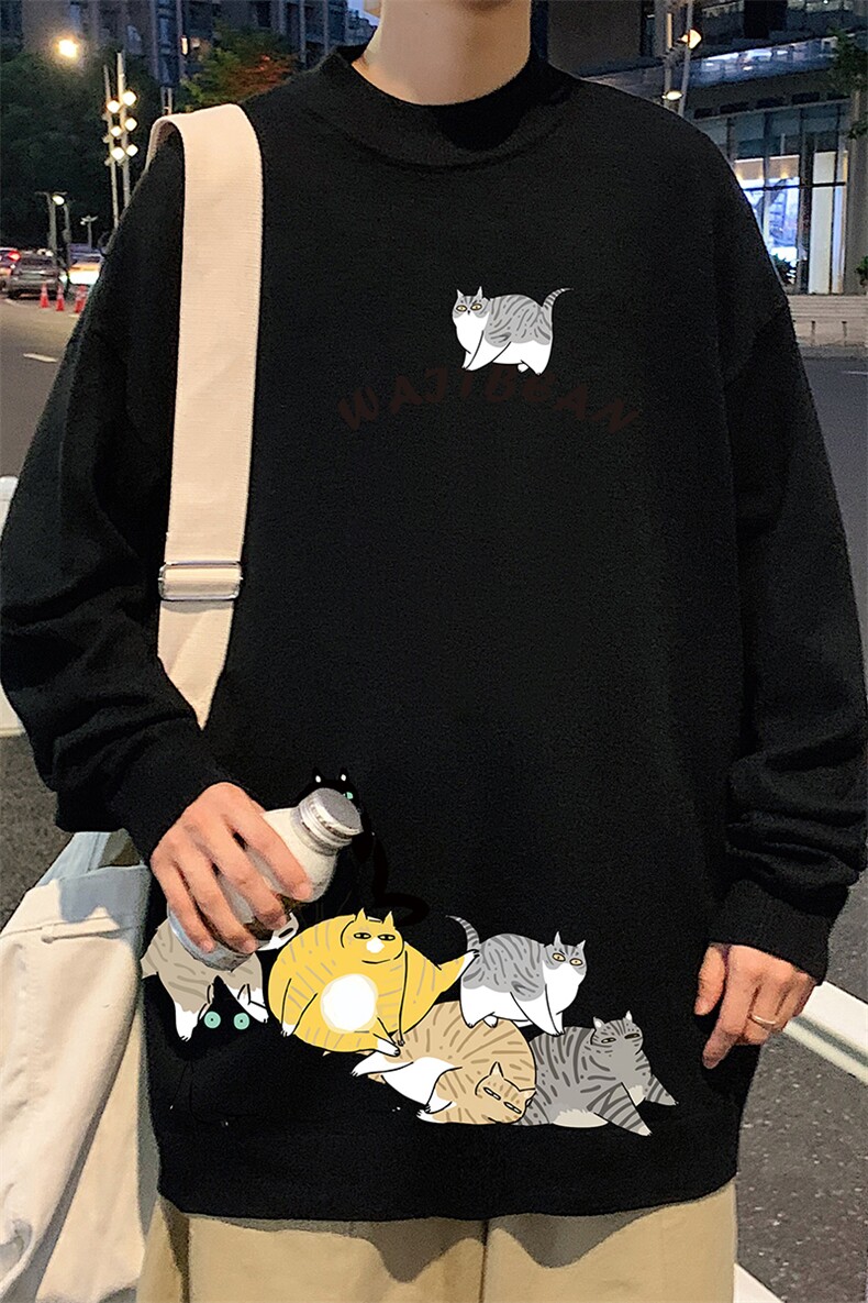 M18155-P45加绒款-P65半高领毛衣男士大码针织衫男毛线衣男,男装针织衫/毛衣,电商A040
