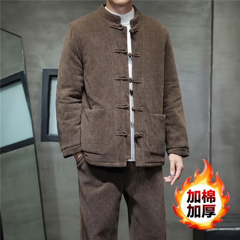 冬季风棉衣唐装欧棉绒加厚外套中式大码上衣男MY2531-P135,男装棉衣,电商A008