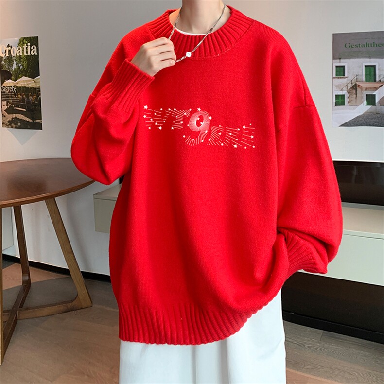 半高领毛衣男大码胖子针织衫毛线衣M18442-P45加绒款-P65,男装针织衫/毛衣,电商A040