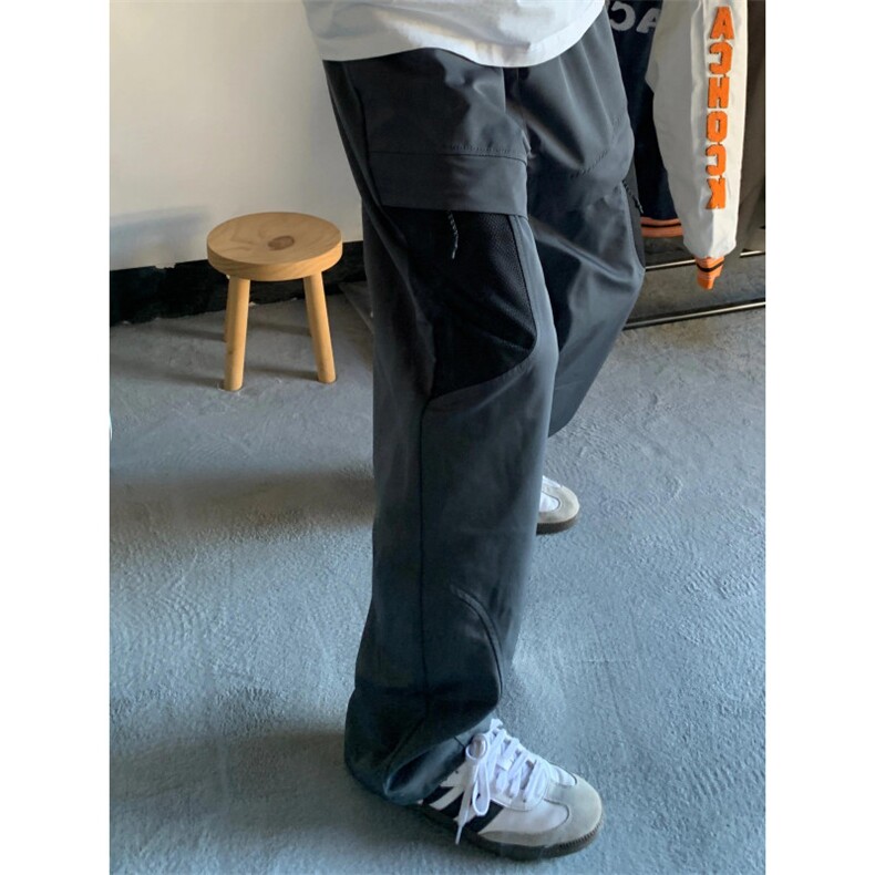 美式机能冲锋裤男网眼透气尼龙速干工装裤户外登山裤KZA599LL-P48,男装工装外套,星座1007（原301D）