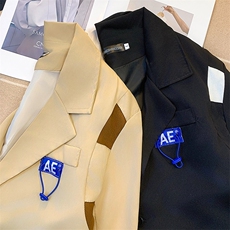 设计感小众西装外套潮牌宽松冷淡风西服高级感炸街上衣HH652P59，男装西服，星座1013-5