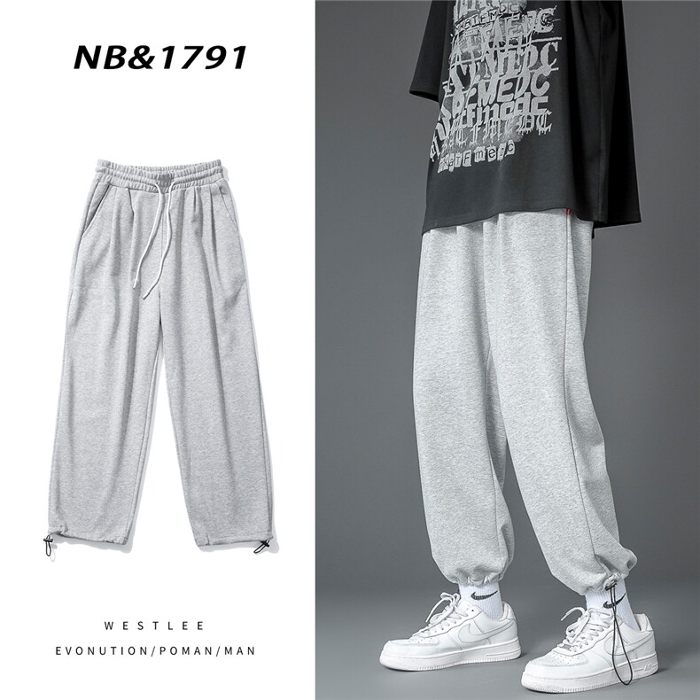 主推有大码(S-5XL）夏季薄款宽松休闲卫裤九分裤男A01特P25-限48，男装休闲裤，电商B377