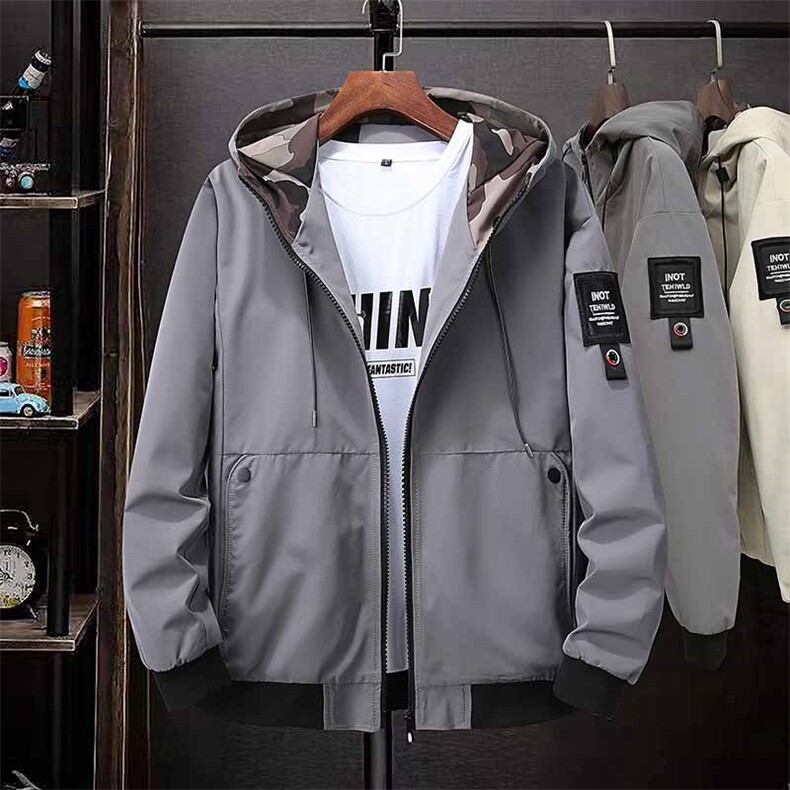 加肥加大码男连帽夹克5032-1_9023（M-4XLP655XL-9XLP75,男装夹克,星座1516-1
