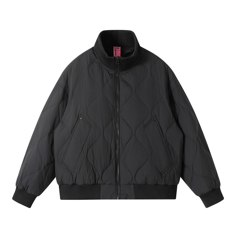 2025冬季新款立领简约纯色羽绒服男休闲宽松潮牌百搭保暖羽绒外套,男装羽绒服,电商A234
