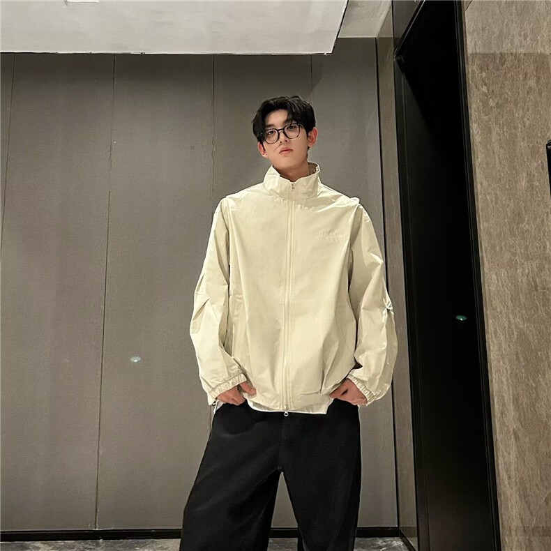 W9320-P58网图现货新款潮牌复古宽松机能风夹克户外冲锋衣外套,男装夹克,星座1608-2
