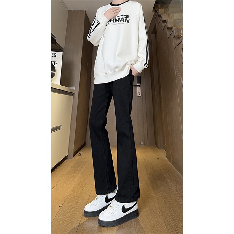 现货主推弹力渐变大码直筒微喇毛边牛仔裤K860-K861-K866-P50,男装牛仔裤,星座205