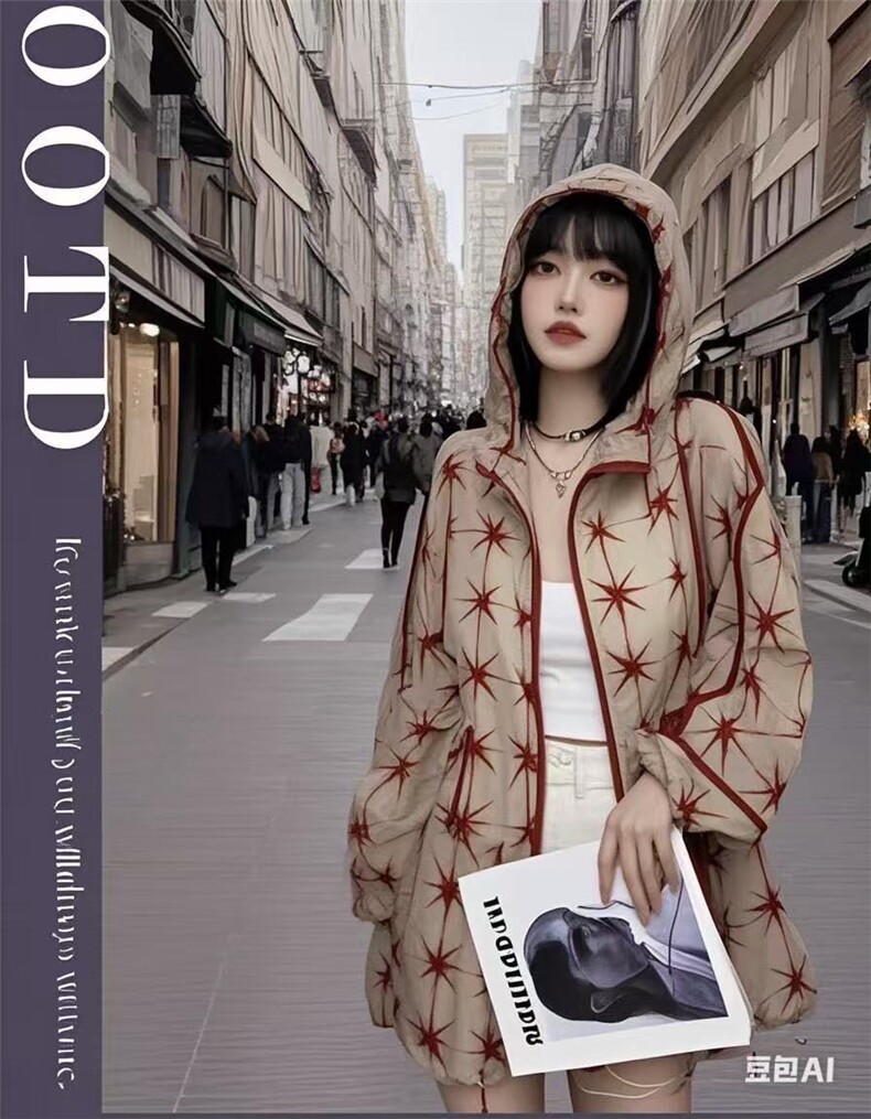 2025时尚简约百搭防晒薄款修身型长袖,女装衬衫,翩雅女装供货