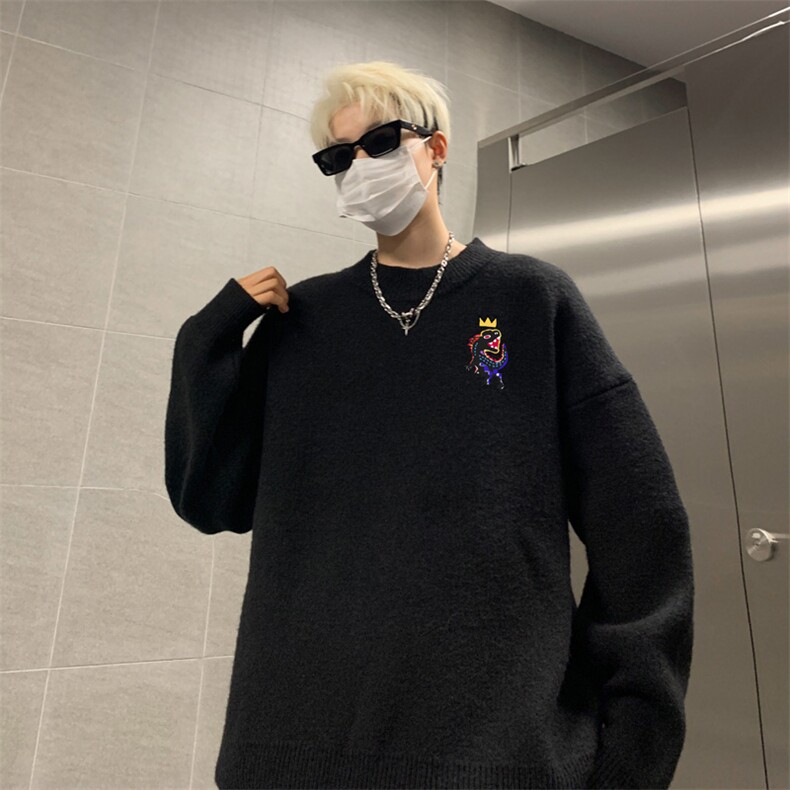 高质量！秋冬季半高领毛衣男士加绒加厚线衣针织衫男DMY549-特P38,男装针织衫/毛衣,电商B371
