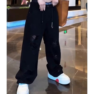 美式棒球服外套男春秋季新款复古休闲工装宽松上衣飞行员夹克图片