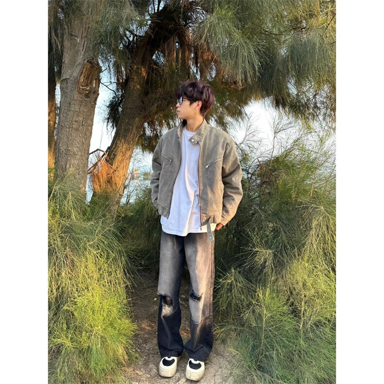 【有货】cleanfit短款哈灵顿外套男美式重工工装夹克JK04CC-特P78,男装夹克,星座1007（原301D）