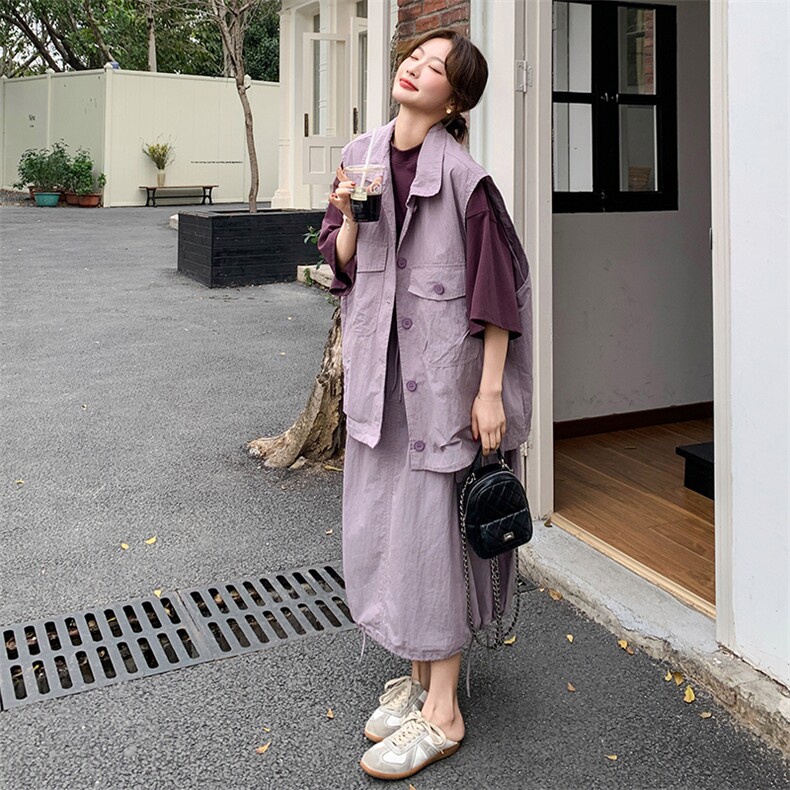 现?货?春款慵懒简约三件套2D151-2517-P225-K308,女装套装/套裙,2D151