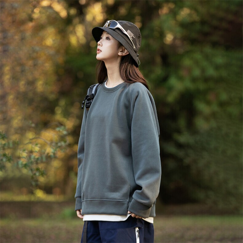GENIOLAMODE高级感男卫衣秋季重磅美式潮牌青少年打底衫上衣新款,男装卫衣,星座1109