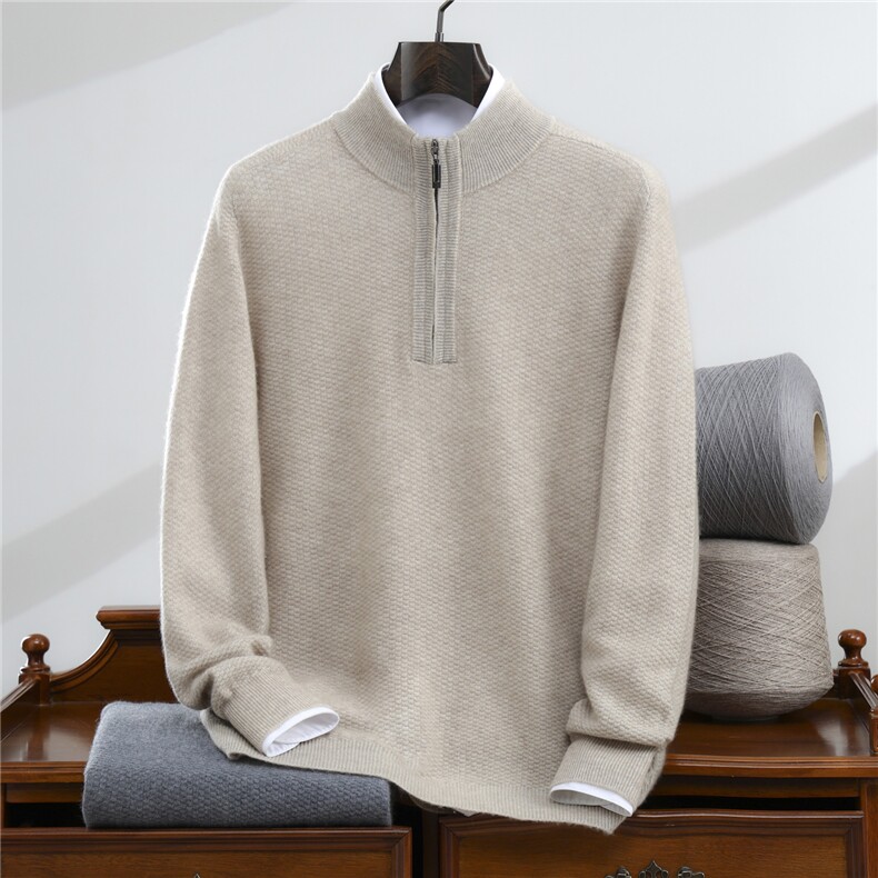 2025百搭时尚简约，男装羊绒套衫，忠诺羊绒