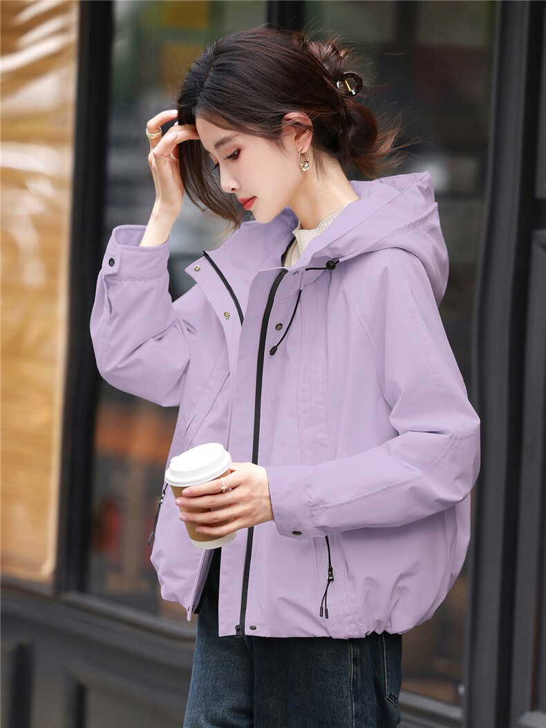 高级感羽绒服女短款秋冬2025新款流行小个子时尚减龄连帽外套,女装羽绒服,丽影随形