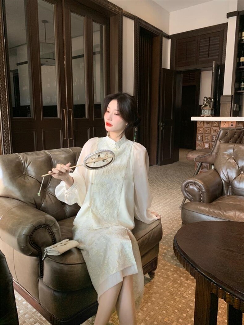 秋季新款风重工提花套装裙，女装职业装，M.W 嫚维