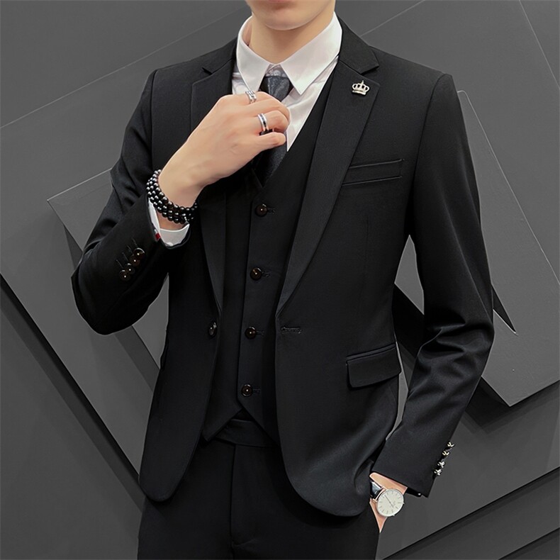 新款西装男装韩版修身商务休闲小西服英伦风礼服单西外套9825P155,男装西服套装,电商A355（原A415）