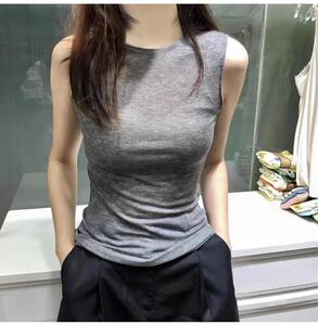 针织背心女早秋洋气减龄外搭叠穿无袖坎肩小上衣图片