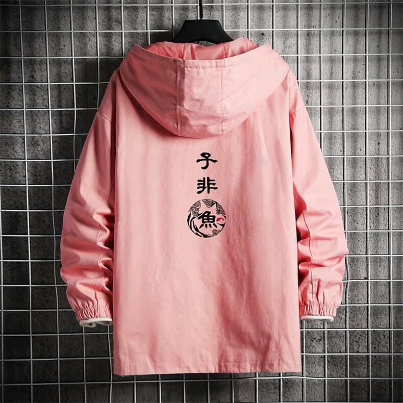 JK41070-P85加棉款-P115纯棉连帽夹克男士大码工装夹克男网格,男装夹克,电商A040A