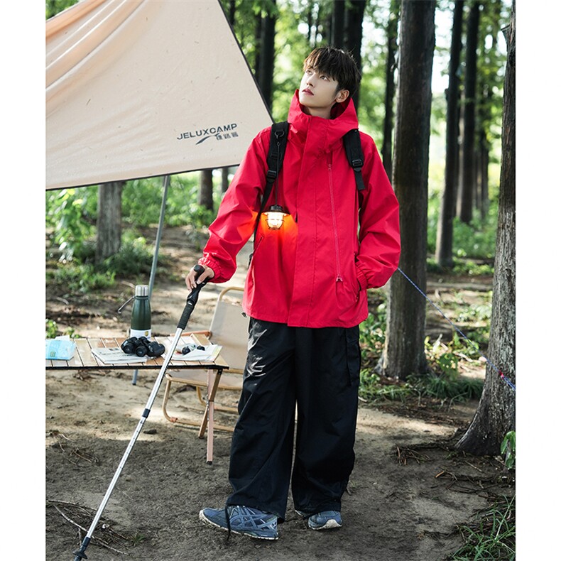 山系冲锋衣防水外套男秋季美式小众潮流防风大码休闲夹克JK182,男装夹克,星座310B-1