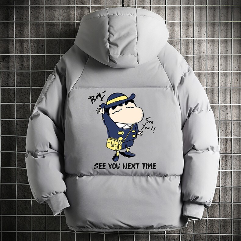 加厚加绒连帽衣男大码服男面包服男MY16240-P100网格挂拍,男装棉衣,电商A040A