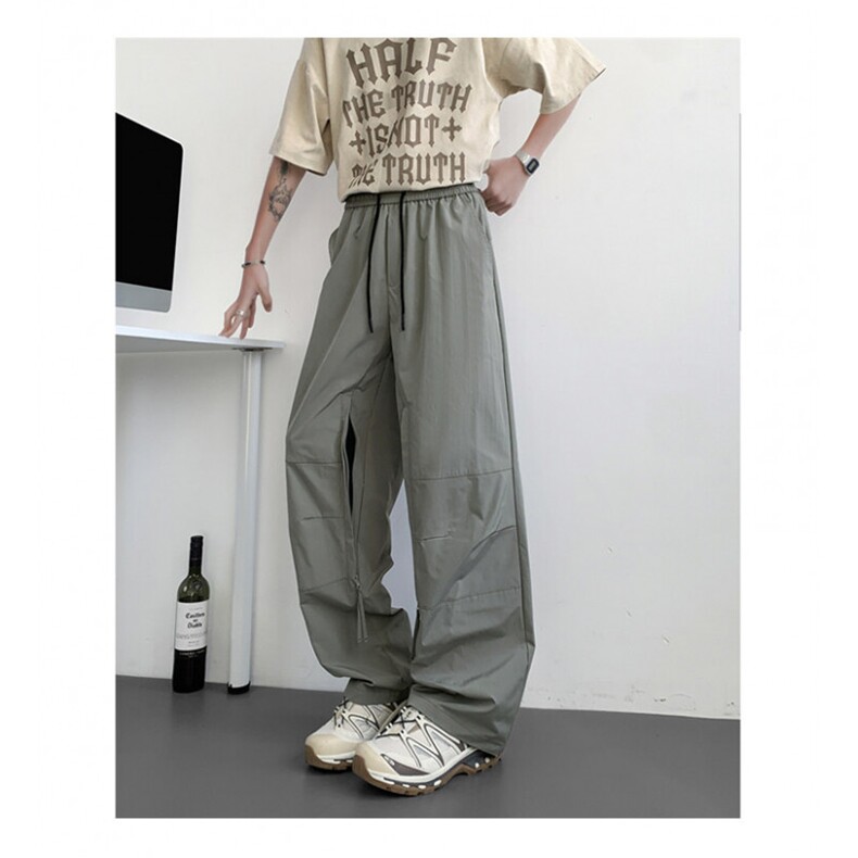 LILMAX轻薄透气软壳冲锋裤防水速干直筒休闲裤男女户外徒步登山裤，男装休闲裤，四季星座505