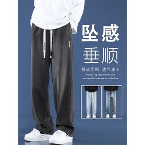 牛仔裤男款秋季美式高街男生裤子潮牌痞帅复古休闲裤 K861特批43图片