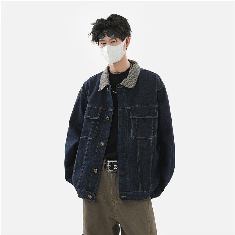 xz905-2-JK127#P80-（控108）春季美式高街休闲牛仔外套,男装工装外套,星座905-2