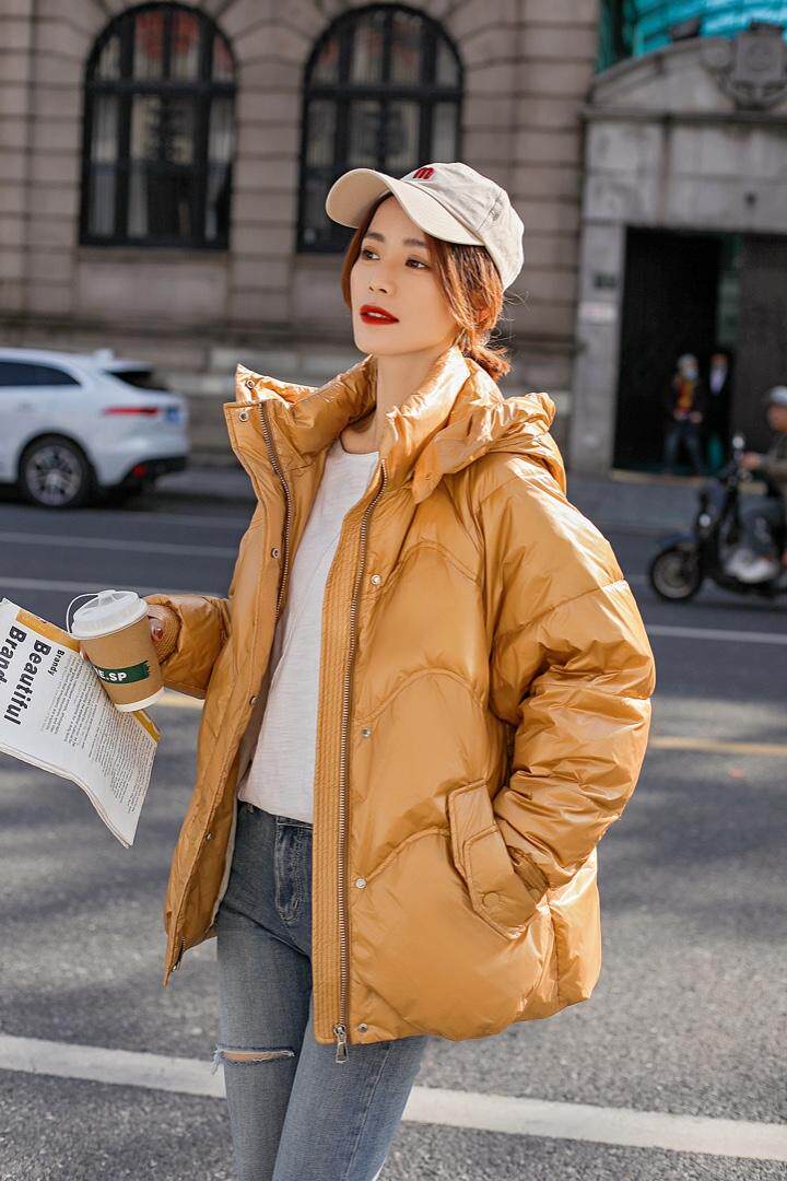 2021款冬季新品韩版时尚潮流短款羽绒服现货供应，女装羽绒服，婉伦