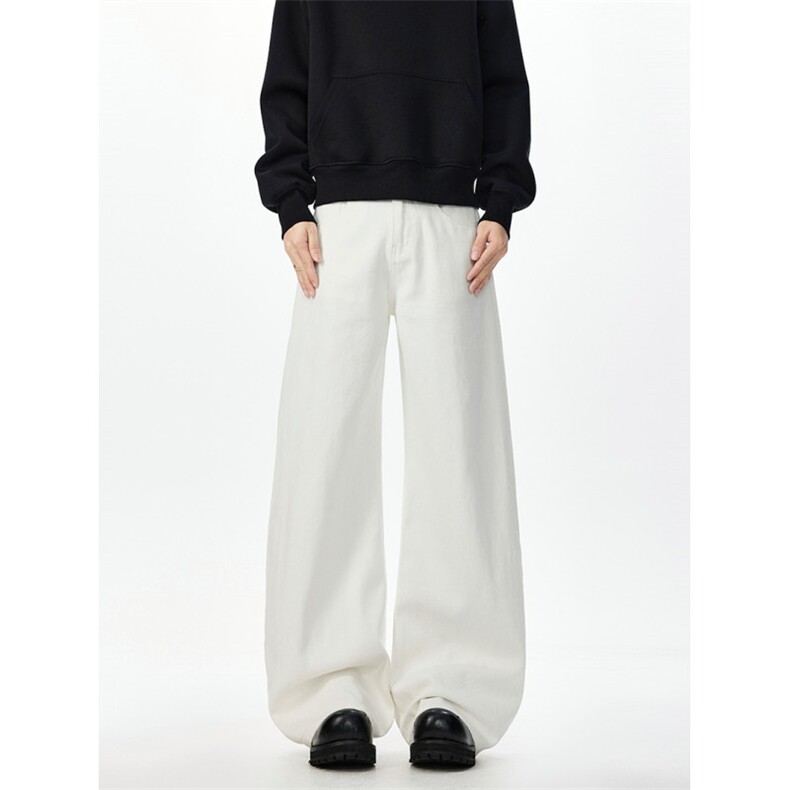 美式复古原色廓形弯刀牛仔裤男潮牌香蕉休闲长裤喇叭裤K2510P50,男装牛仔裤,电商A062